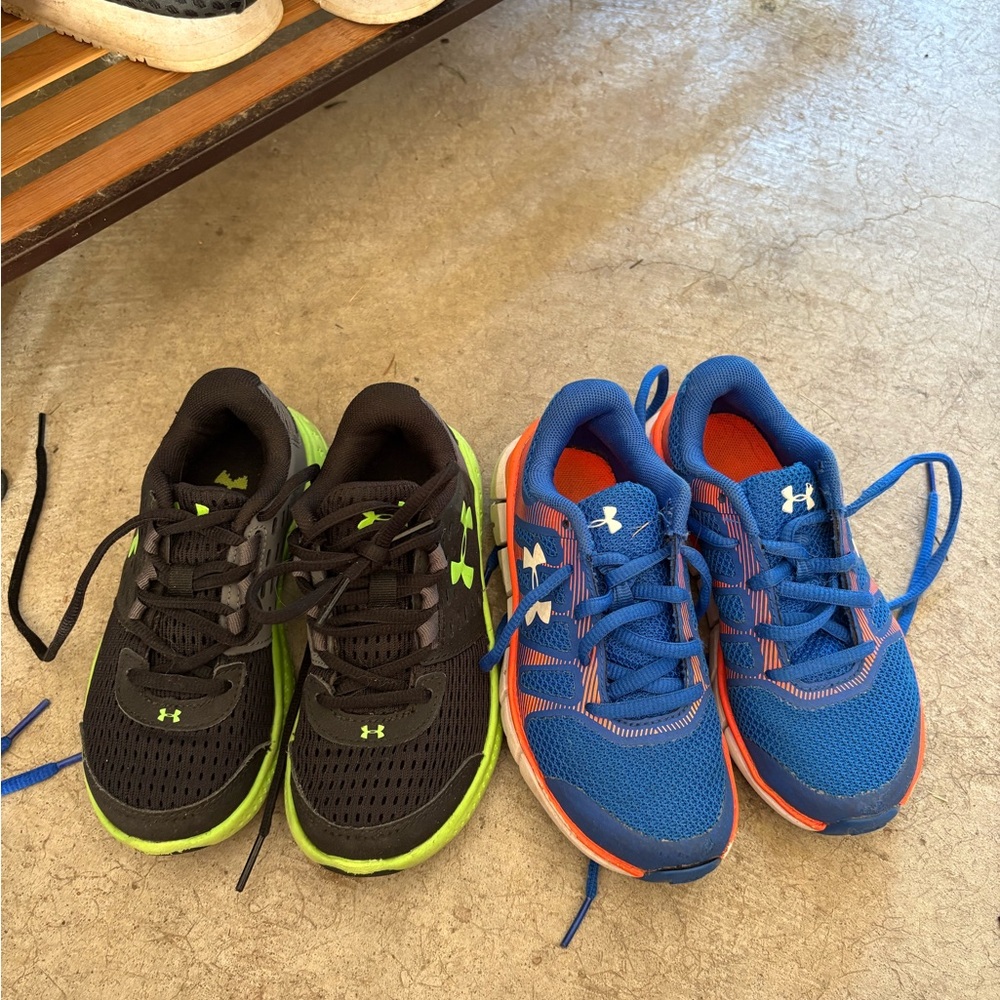 Under Armour Kids Shoes -2 Pairs